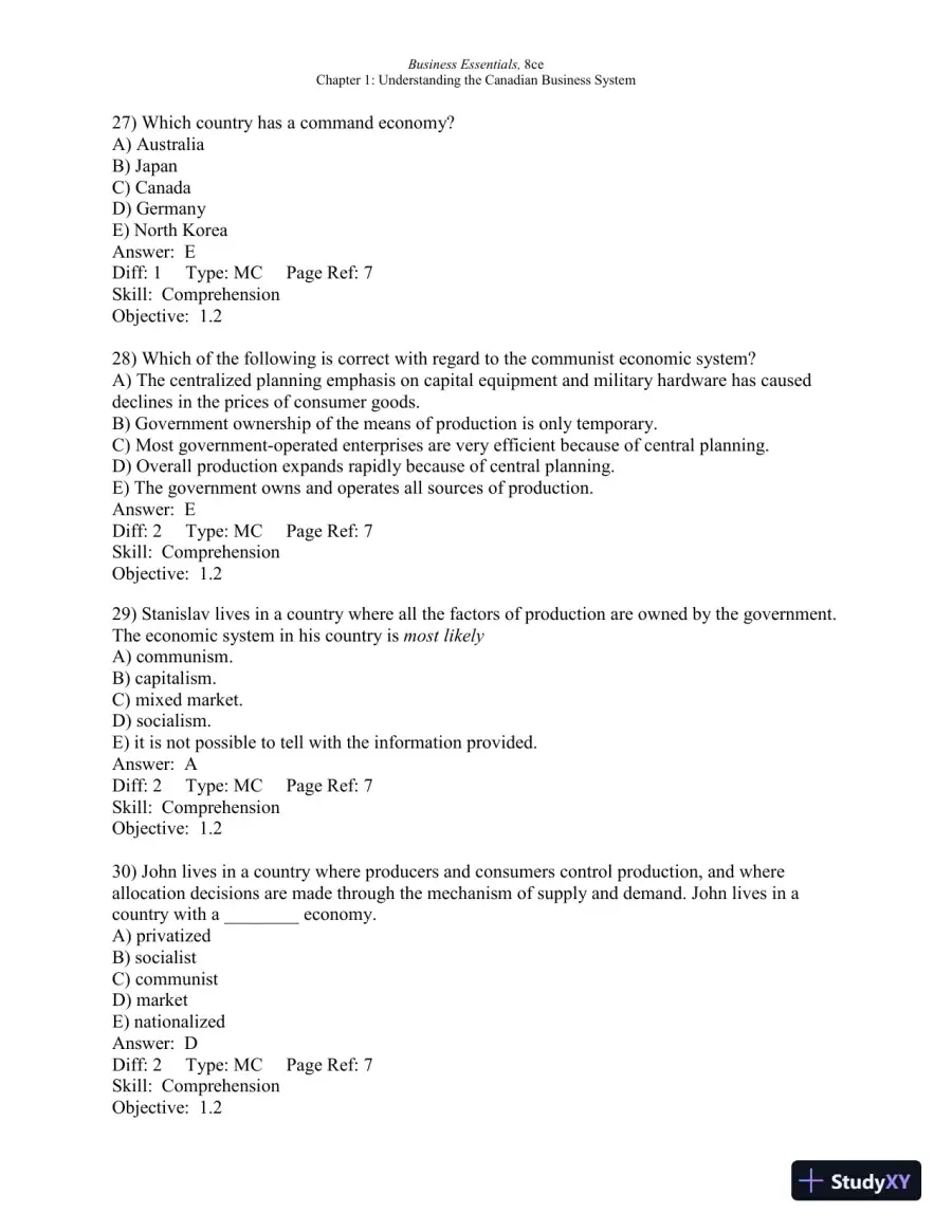 Test Bank For Business Essentials, Eighth Canadian Edition 8th Edition, page 10