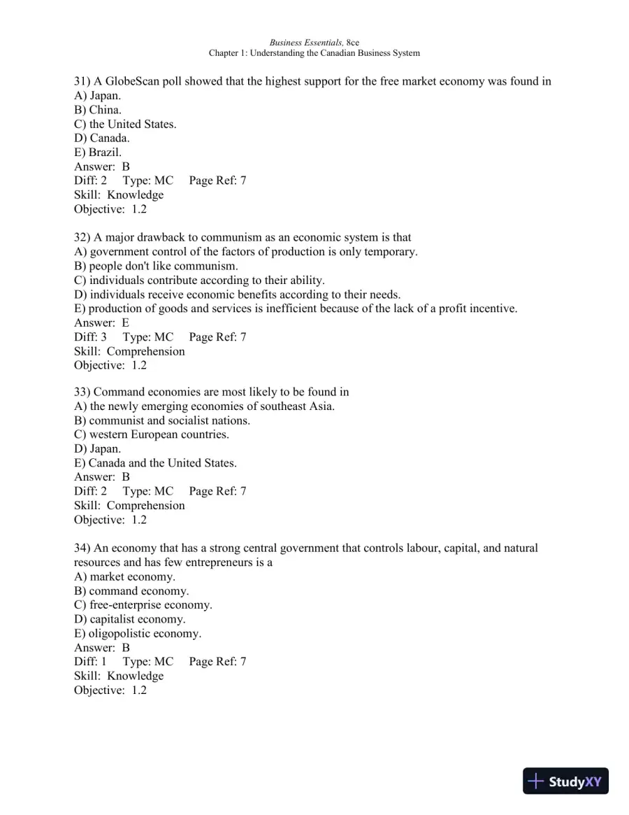 Test Bank For Business Essentials, Eighth Canadian Edition 8th Edition, page 11