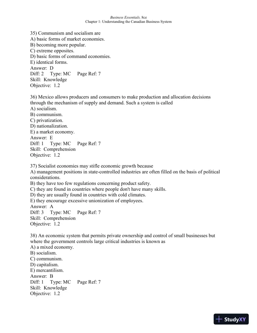 Test Bank For Business Essentials, Eighth Canadian Edition 8th Edition, page 12