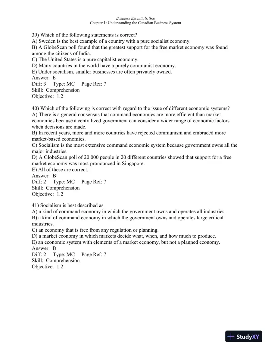 Test Bank For Business Essentials, Eighth Canadian Edition 8th Edition, page 13