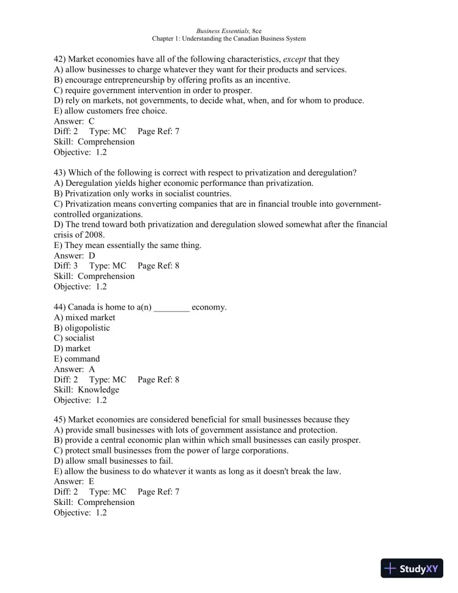 Test Bank For Business Essentials, Eighth Canadian Edition 8th Edition, page 14