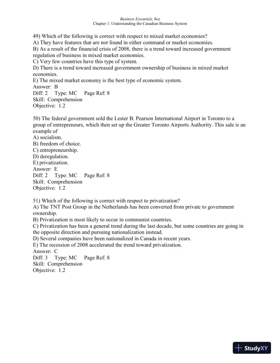 Test Bank For Business Essentials, Eighth Canadian Edition 8th Edition, page 16