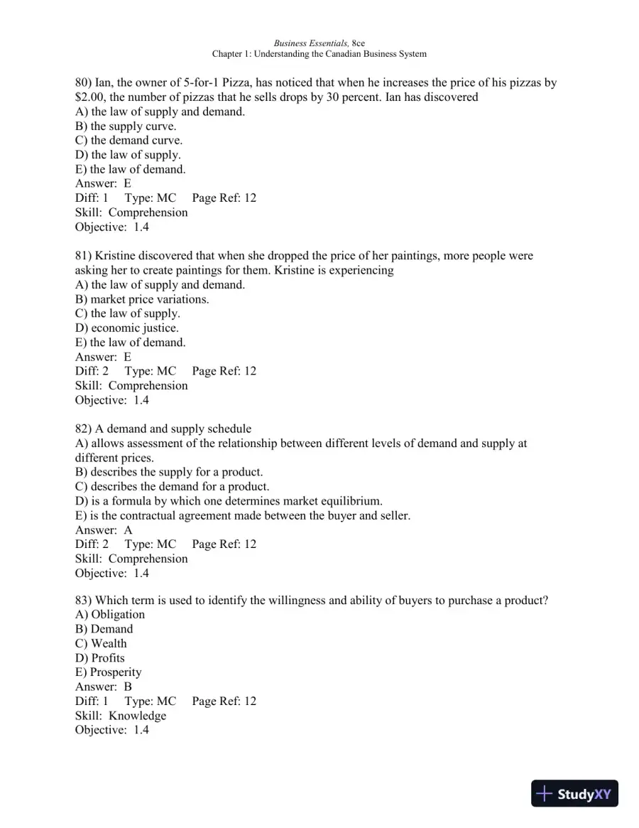 Test Bank For Business Essentials, Eighth Canadian Edition 8th Edition, page 25