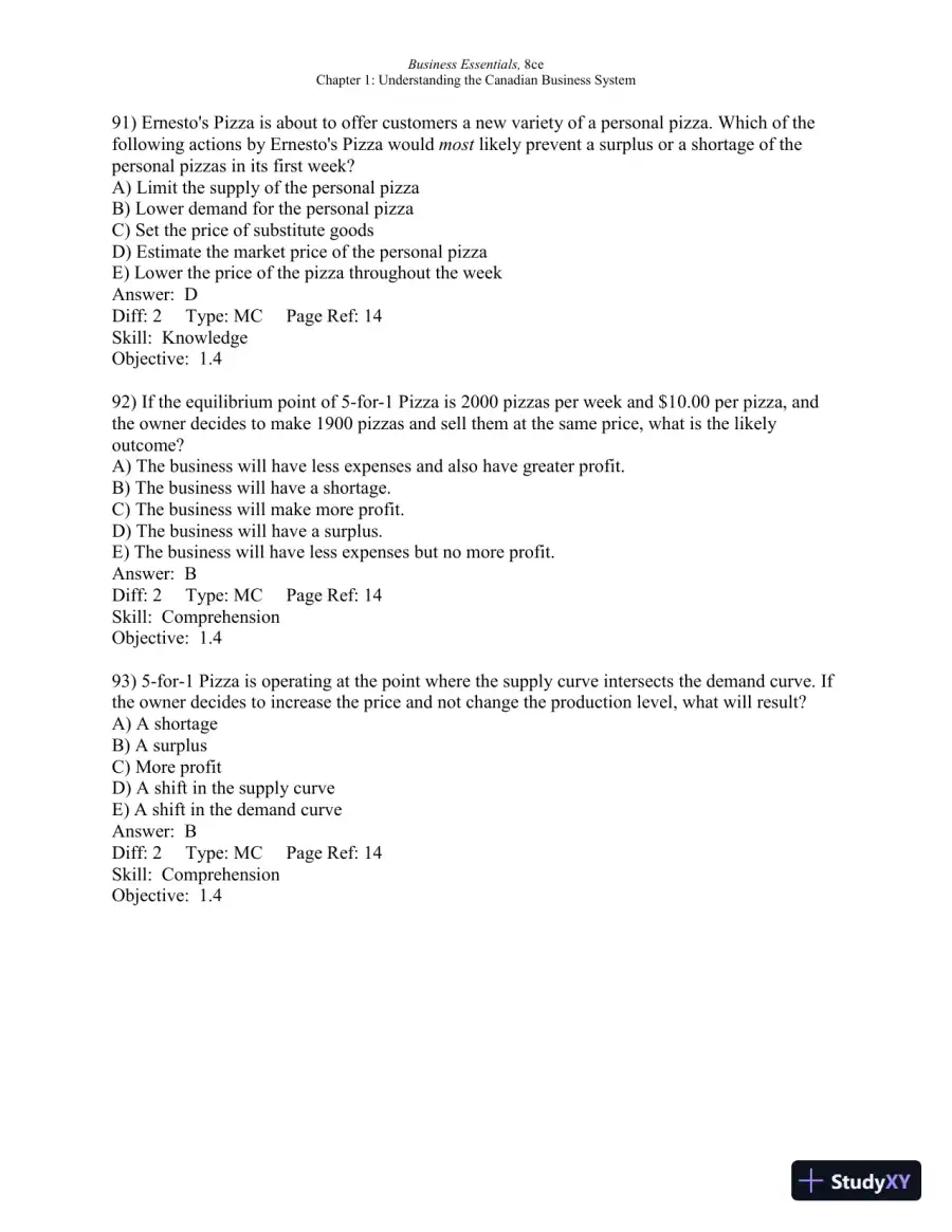 Test Bank For Business Essentials, Eighth Canadian Edition 8th Edition, page 28