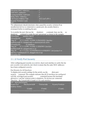 Secure Your Network Master Switch Security Configu - Page 11 preview image