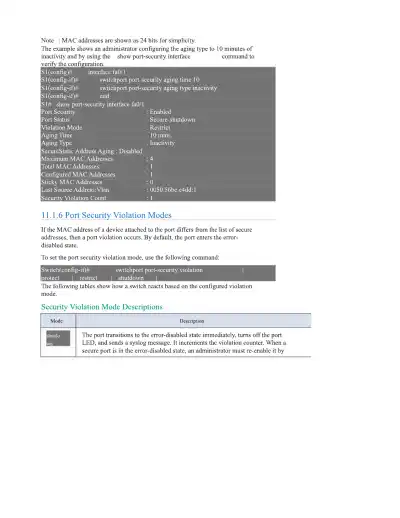 Secure Your Network Master Switch Security Configu - Page 8 preview image