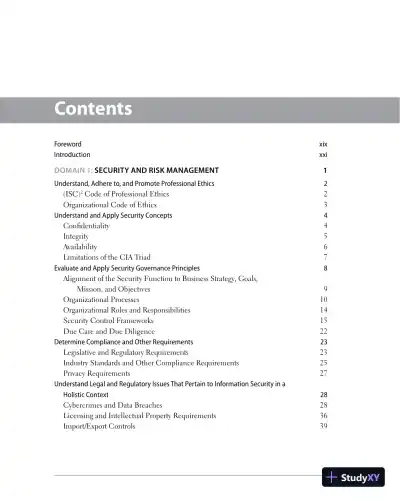 The Official ISC2 CISSP CBK Reference (2021) - Page 10 preview image