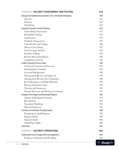 The Official ISC2 CISSP CBK Reference (2021) - Page 17 preview image