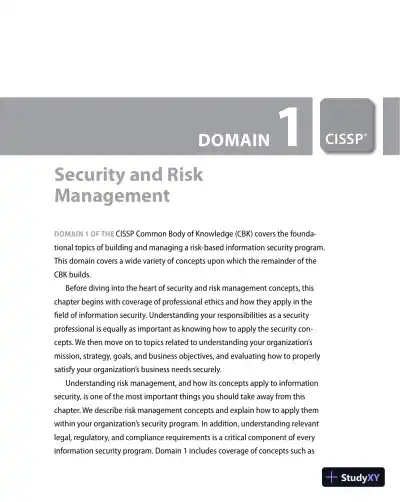 The Official ISC2 CISSP CBK Reference (2021) - Page 30 preview image