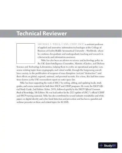 The Official ISC2 CISSP CBK Reference (2021) - Page 7 preview image