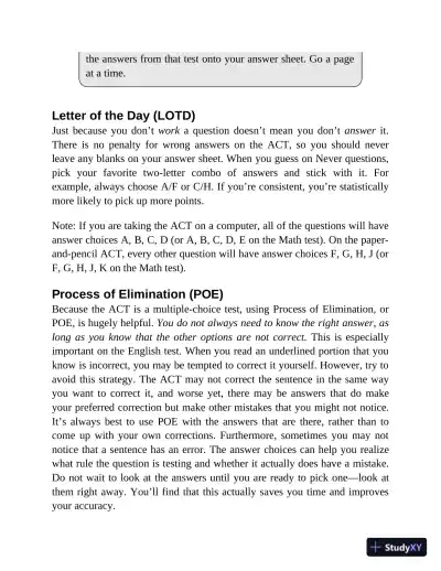 Princeton Review ACT English Prep: 4 Practice Tests + Review (2022) - Page 24 preview image