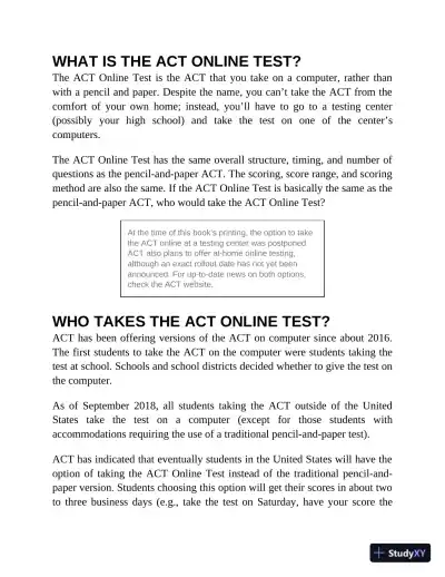 Princeton Review ACT English Prep: 4 Practice Tests + Review (2022) - Page 30 preview image