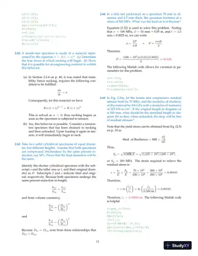 Solution Manual for Manufacturing Processes for Engineering Materials, 6th Edition - Page 13 preview image