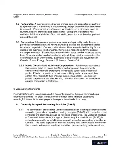 Accounting Principles, Sixth Canadian Edition Lecture Notes - Page 11 preview image