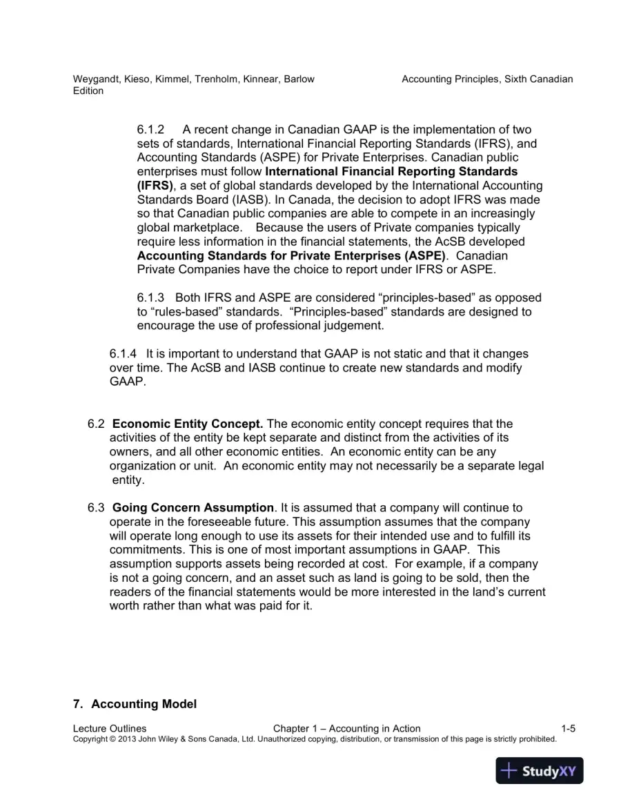 Accounting Principles, Sixth Canadian Edition Lecture Notes, page 12