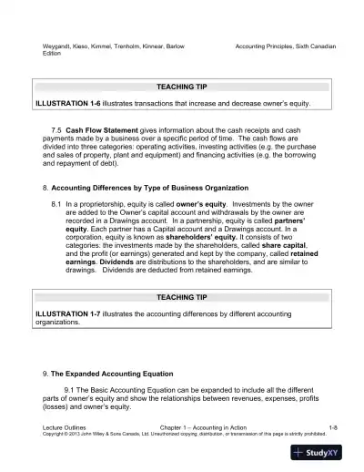 Accounting Principles, Sixth Canadian Edition Lecture Notes - Page 15 preview image