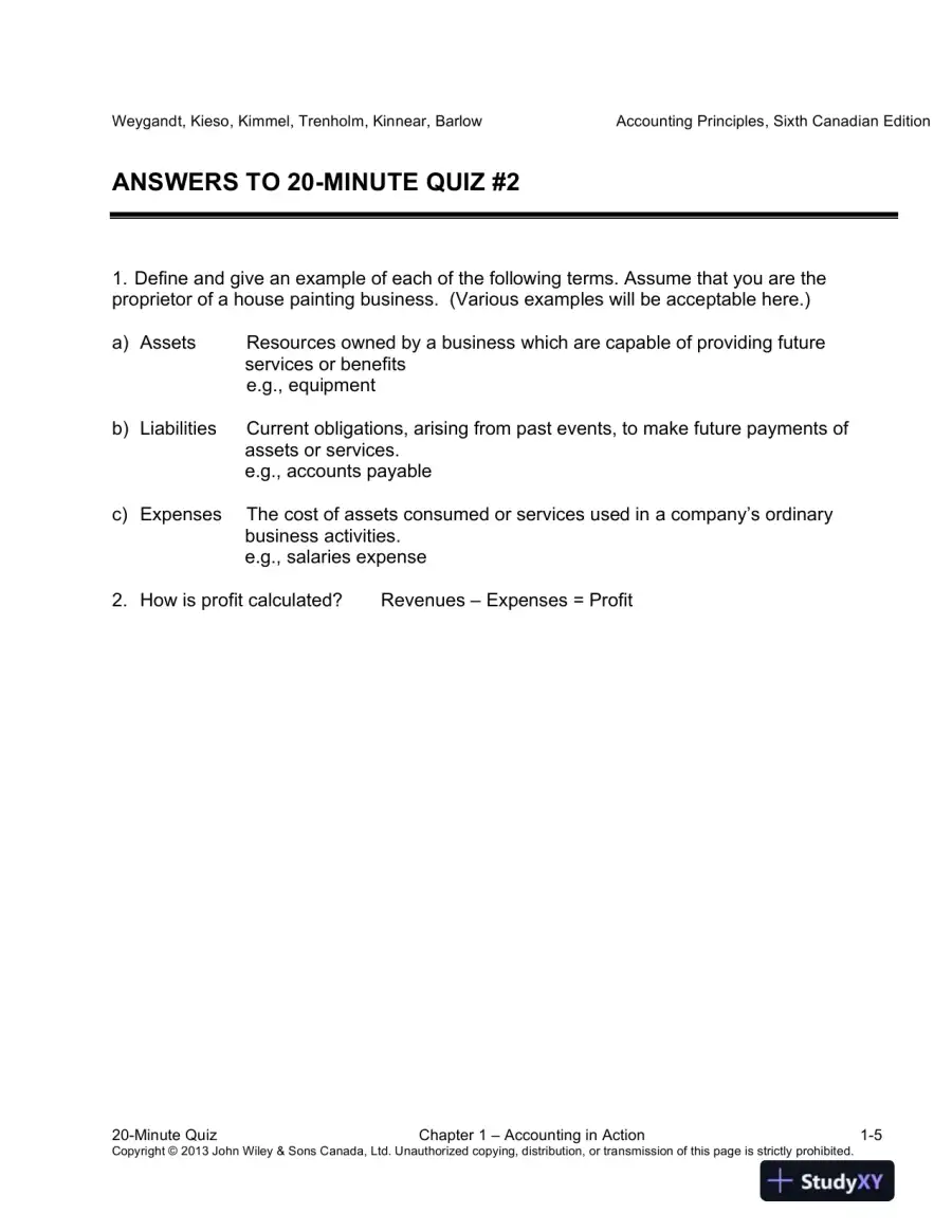 Accounting Principles, Sixth Canadian Edition Lecture Notes, page 6