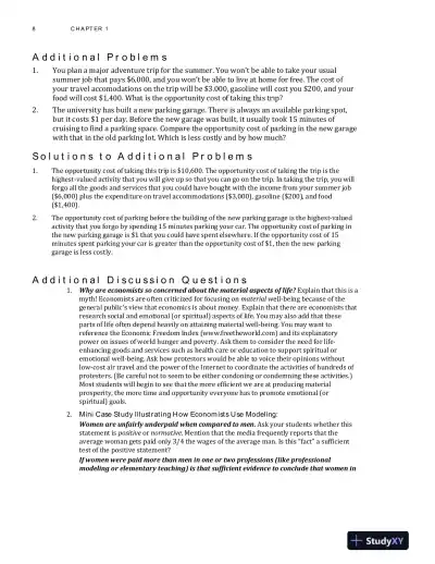 Lecture Notes for Economics, 13th Edition - Page 14 preview image