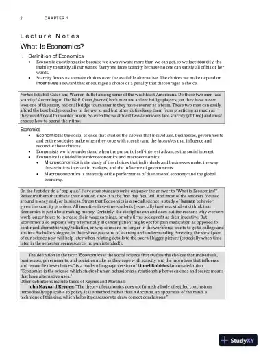 Lecture Notes for Economics, 13th Edition - Page 8 preview image