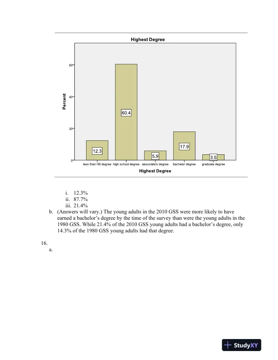 Solution Manual for Answering Questions With Statistics, 1st Edition, page 12
