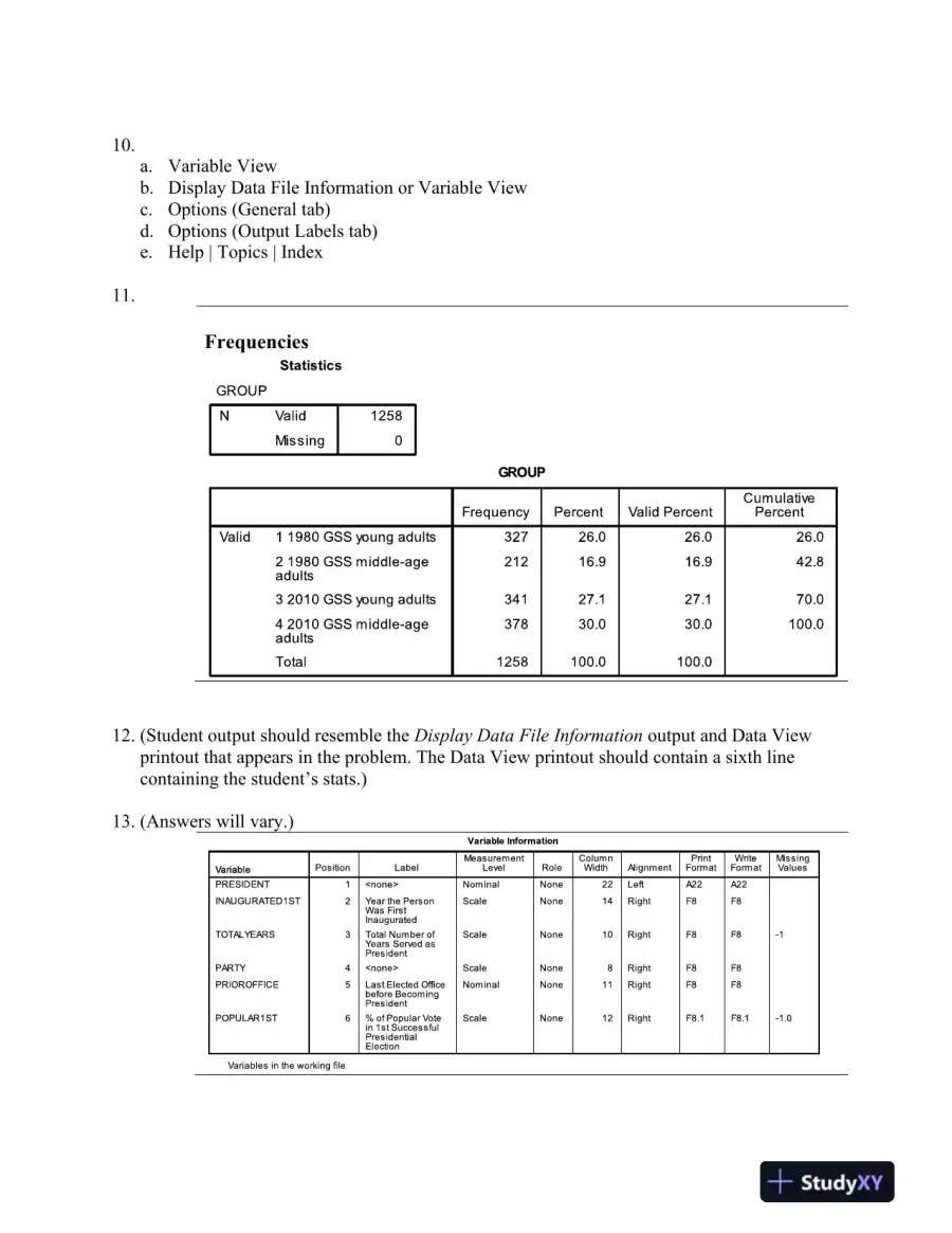 Solution Manual for Answering Questions With Statistics, 1st Edition, page 5