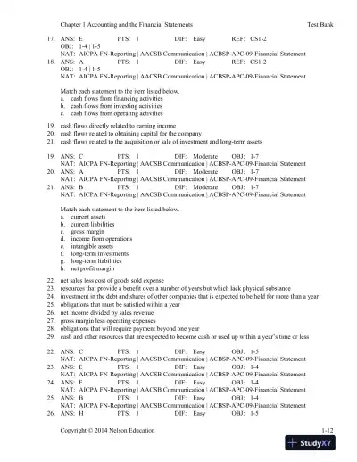 Cornerstones Of Financial Accounting, First Canadian Edition Test Bank - Page 15 preview image