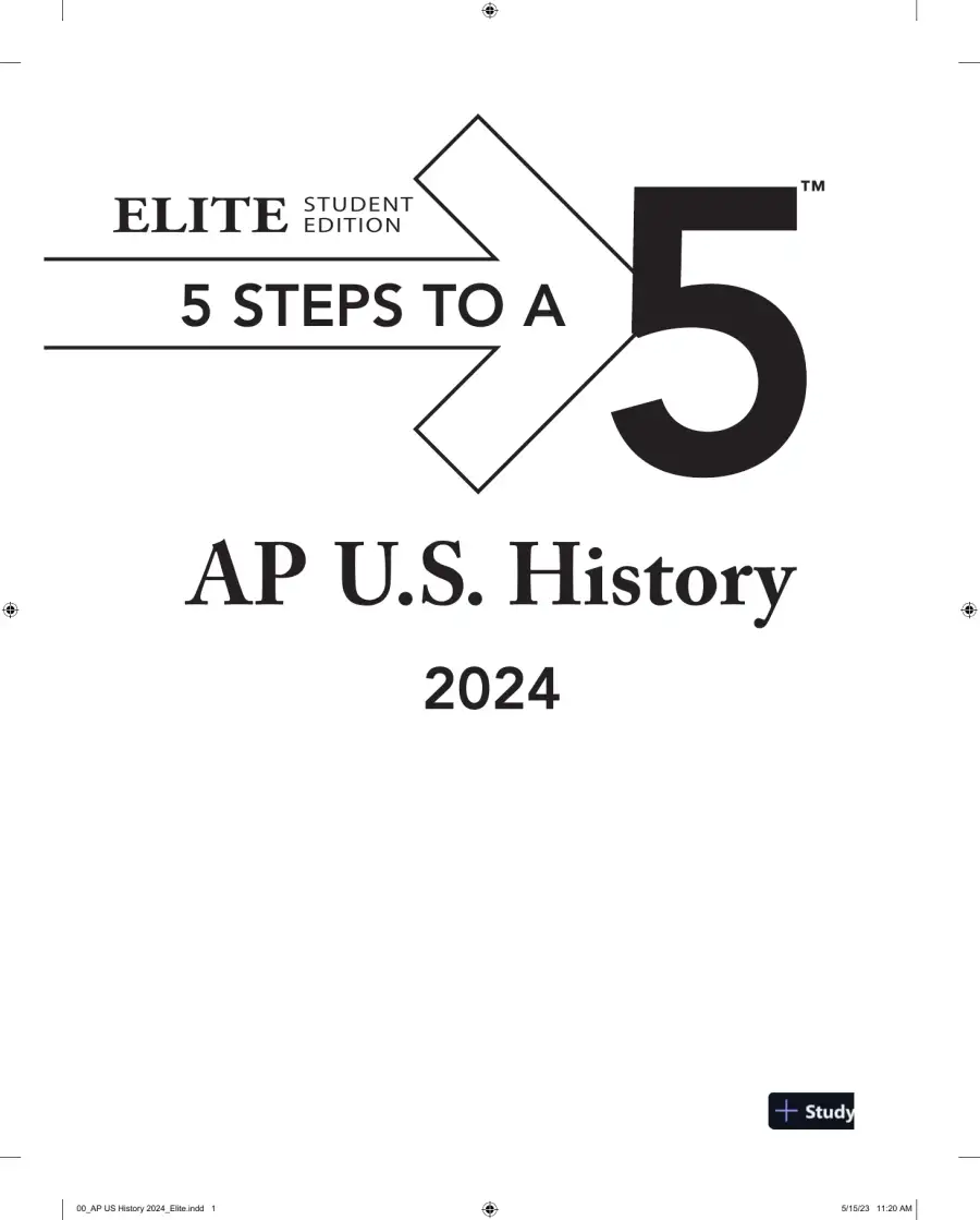 5 Steps to a 5: AP U.S. History 2024  (2024), page 5