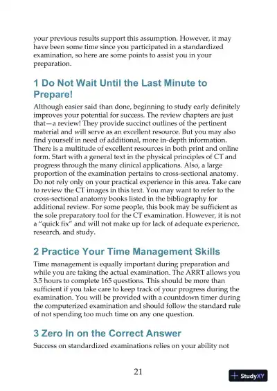 Mosbys Exam Review for Computed Tomography 3rd Edition (2019) - Page 22 preview image