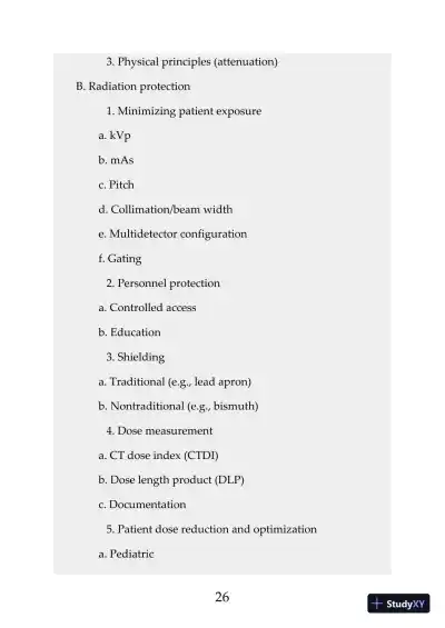 Mosbys Exam Review for Computed Tomography 3rd Edition (2019) - Page 27 preview image