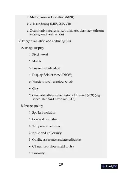 Mosbys Exam Review for Computed Tomography 3rd Edition (2019) - Page 30 preview image
