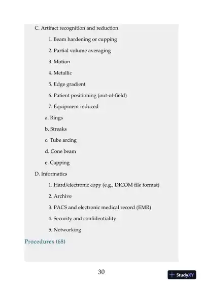 Mosbys Exam Review for Computed Tomography 3rd Edition (2019) - Page 31 preview image
