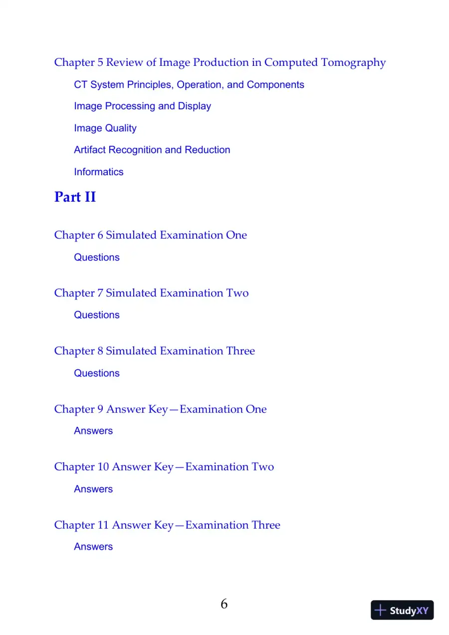 Mosbys Exam Review for Computed Tomography 3rd Edition (2019), page 7