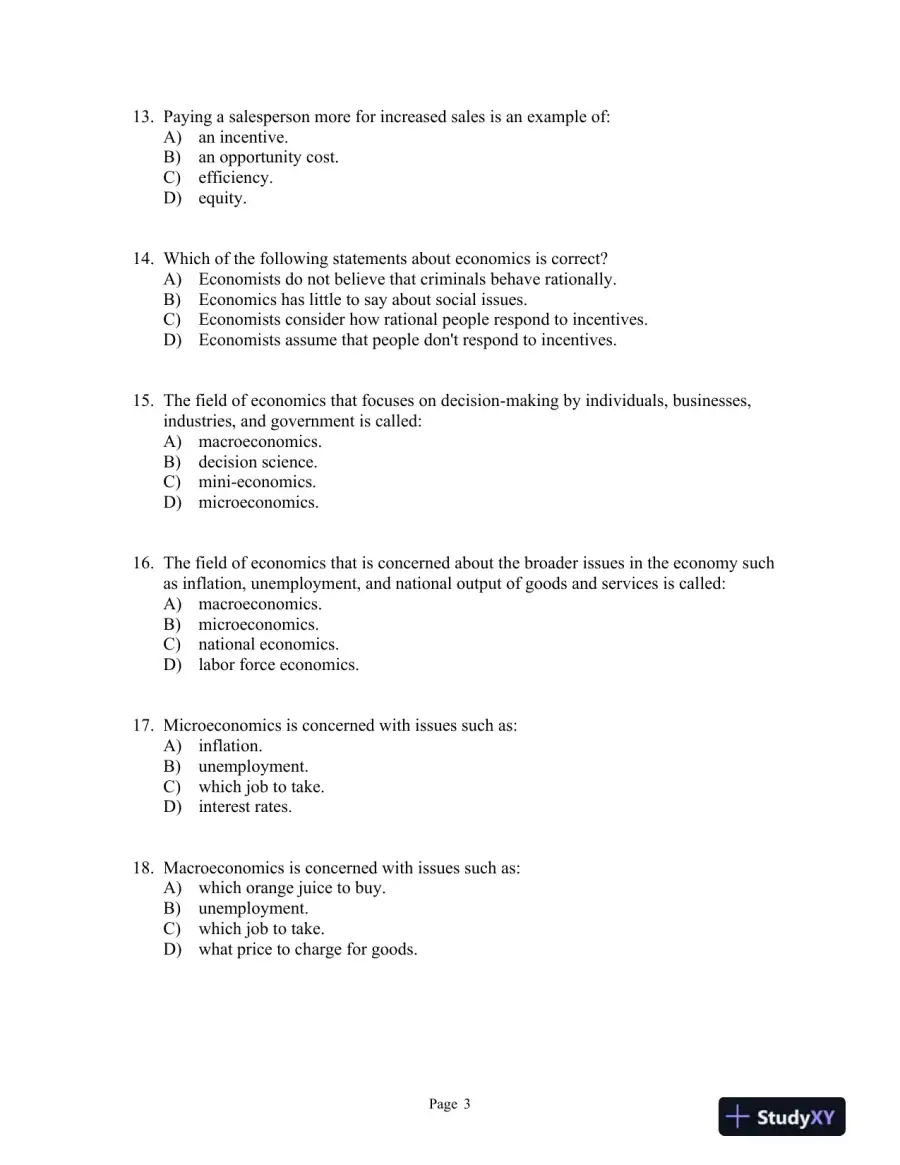 CoreMicroeconomics Third Edition Test Bank, page 4