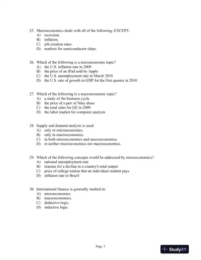 CoreMicroeconomics Third Edition Test Bank - Page 6 preview image