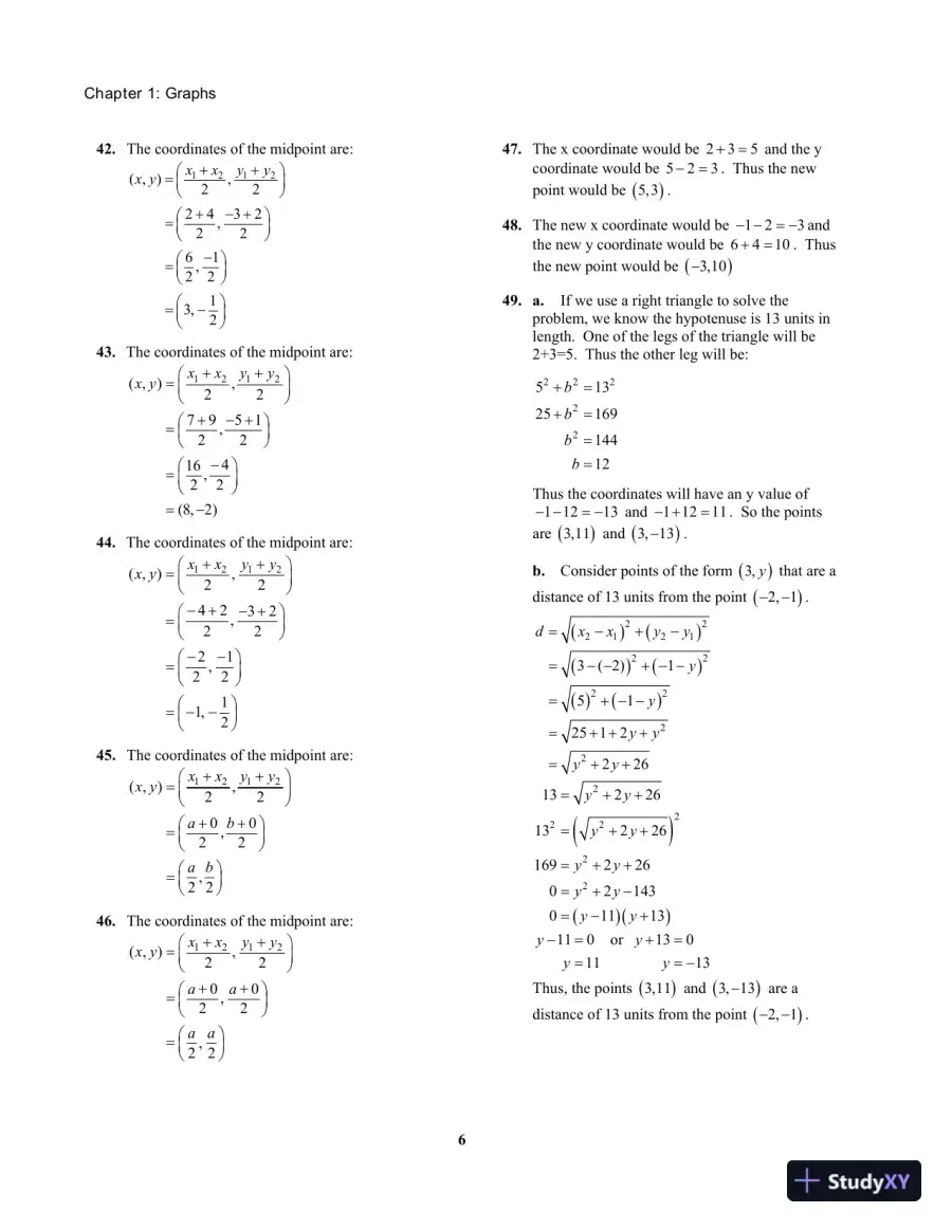 Solution Manual for Precalculus, 11th Edition, page 12