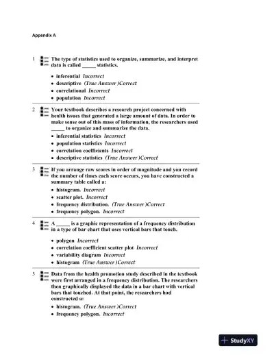 Test Bank for Discovering Psychology, 5th Edition - Page 1 preview image