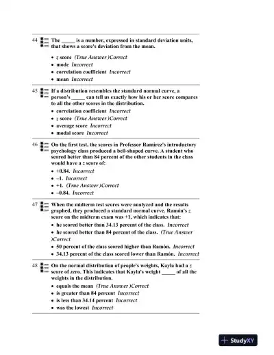 Test Bank for Discovering Psychology, 5th Edition - Page 11 preview image