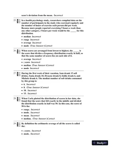 Test Bank for Discovering Psychology, 5th Edition - Page 7 preview image