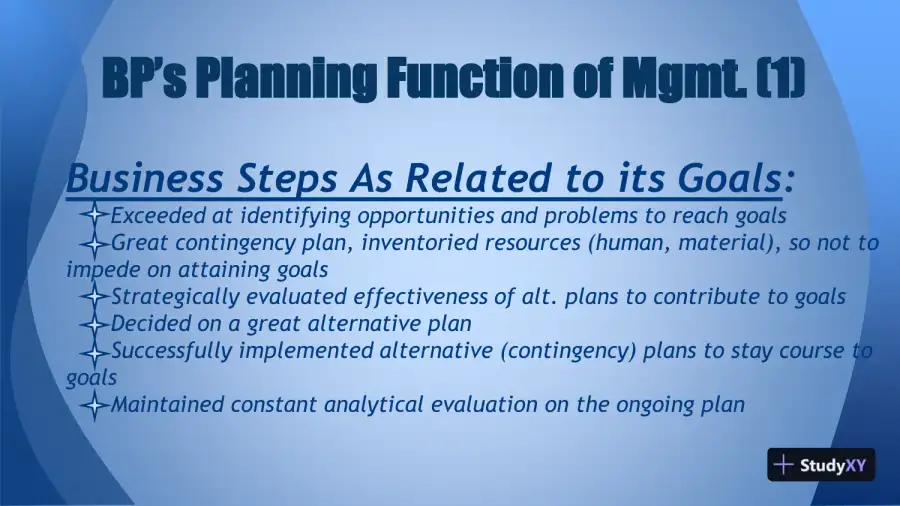 BP�s Future Plans: Goals, Obstacles, And Strategy, page 4