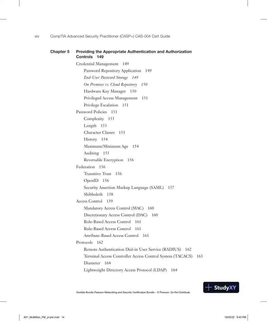 CompTIA Advanced Security Practitioner (CASP+) CAS-004 Cert Guide (2022), page 17