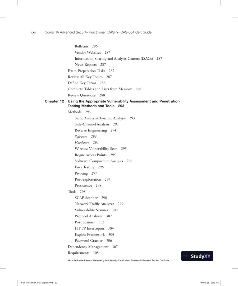 CompTIA Advanced Security Practitioner (CASP+) CAS-004 Cert Guide (2022), page 25