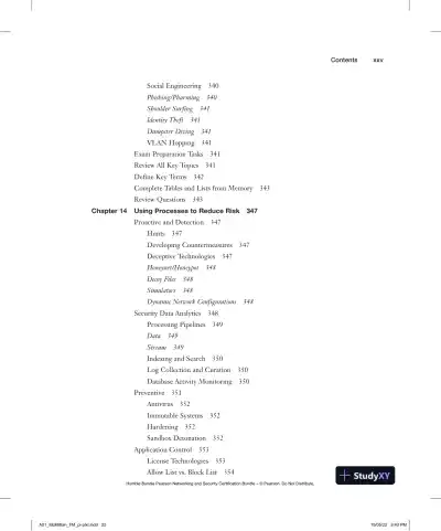 CompTIA Advanced Security Practitioner (CASP+) CAS-004 Cert Guide (2022) - Page 28 preview image