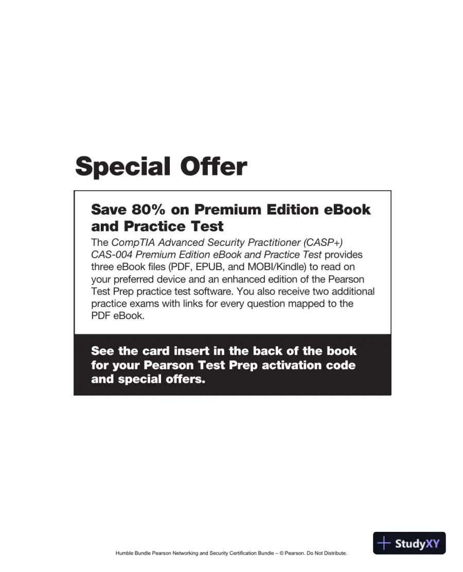 CompTIA Advanced Security Practitioner (CASP+) CAS-004 Cert Guide (2022), page 3