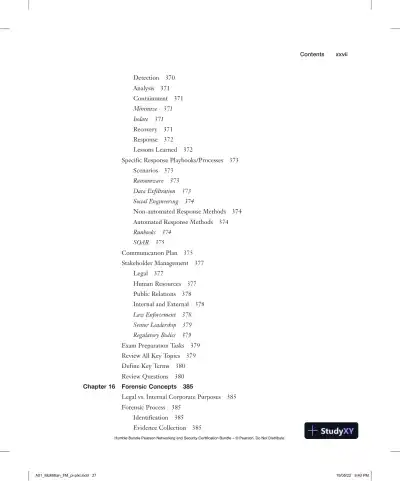 CompTIA Advanced Security Practitioner (CASP+) CAS-004 Cert Guide (2022) - Page 30 preview image