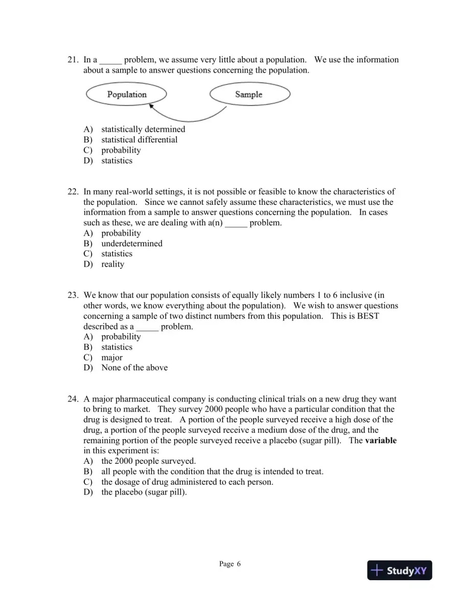 Introductory Statistics: A Problem Solving Approach Second Edition Test Bank, page 10