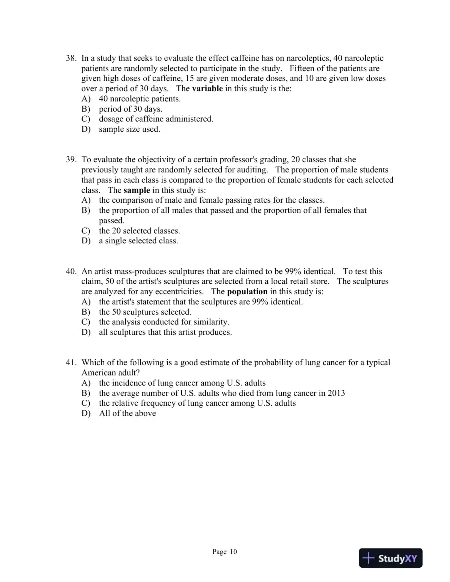 Introductory Statistics: A Problem Solving Approach Second Edition Test Bank, page 14