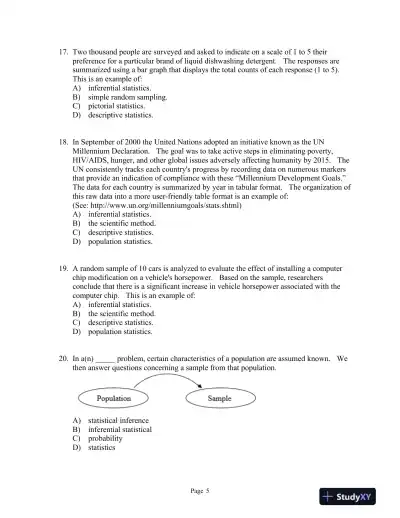 Introductory Statistics: A Problem Solving Approach Second Edition Test Bank - Page 9 preview image