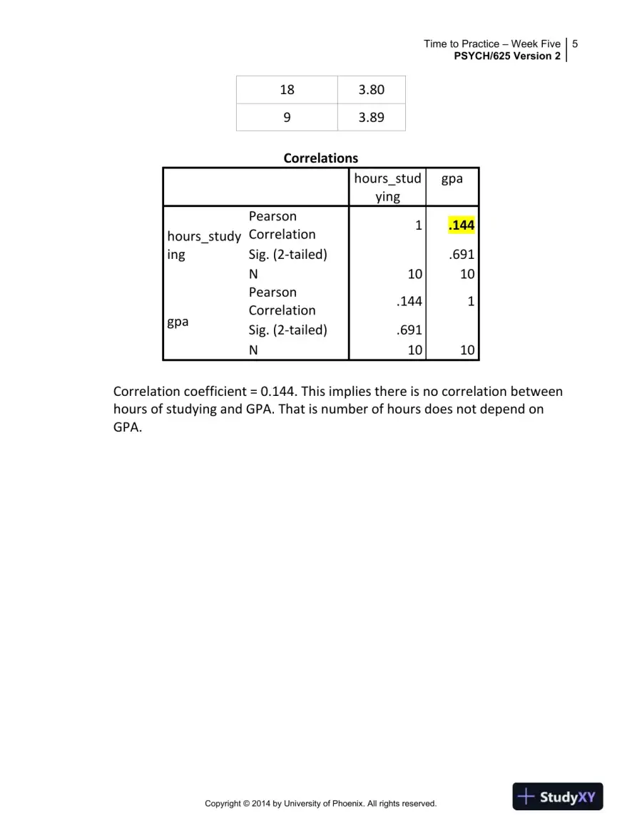 PSYCH/625 Version 2 Week Five University of Phoenix Material, page 6
