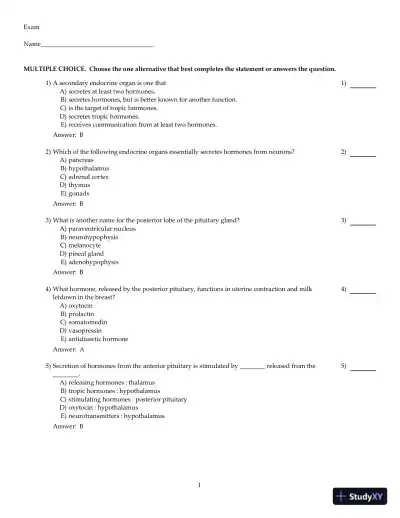 Test Bank For Principles of Human Physiology, 6th Edition - Page 24 preview image