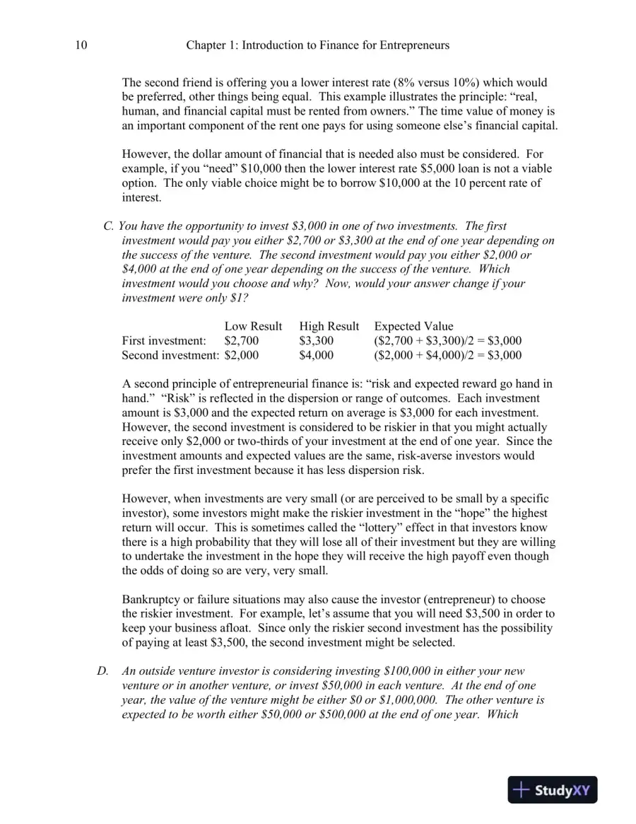 Solution Manual for Entrepreneurial Finance, 6th Edition, page 11